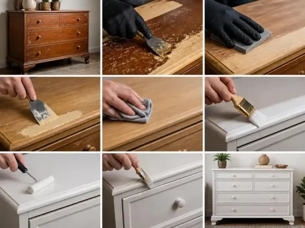 Cómo aplicar esmalte para muebles paso a paso de forma profesional