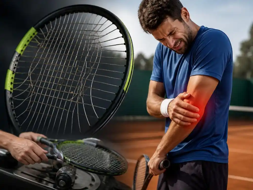 Efectos de una mala tensión en tu raqueta de tenis