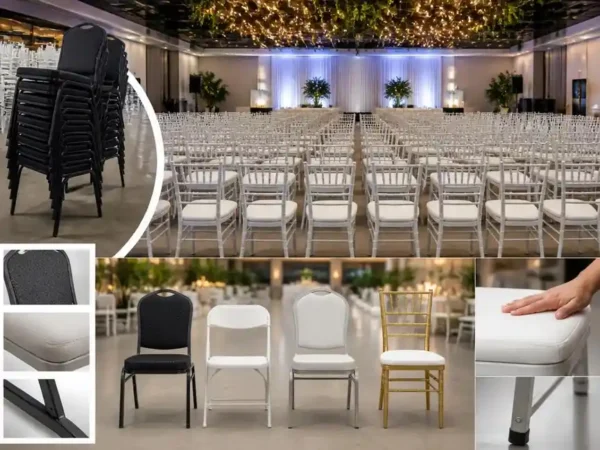 Guía para elegir sillas para eventos al por mayor con éxito