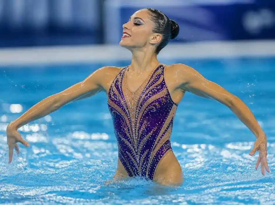 El bañador de natación sincronizada ideal para brillar en el agua