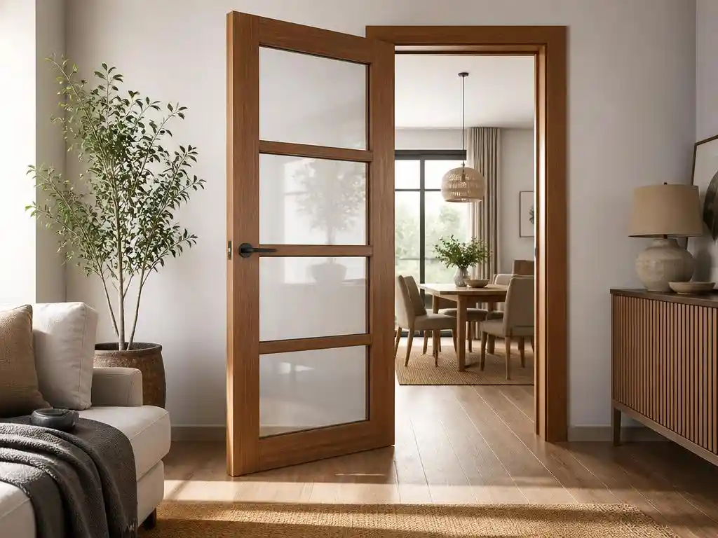 Guía para elegir las mejores puertas de madera con cristal