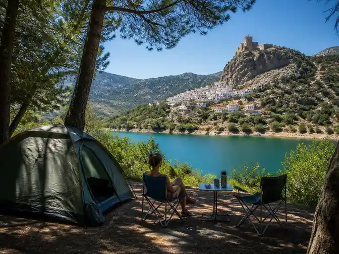Planificar una escapada de camping en Zahara de la Sierra