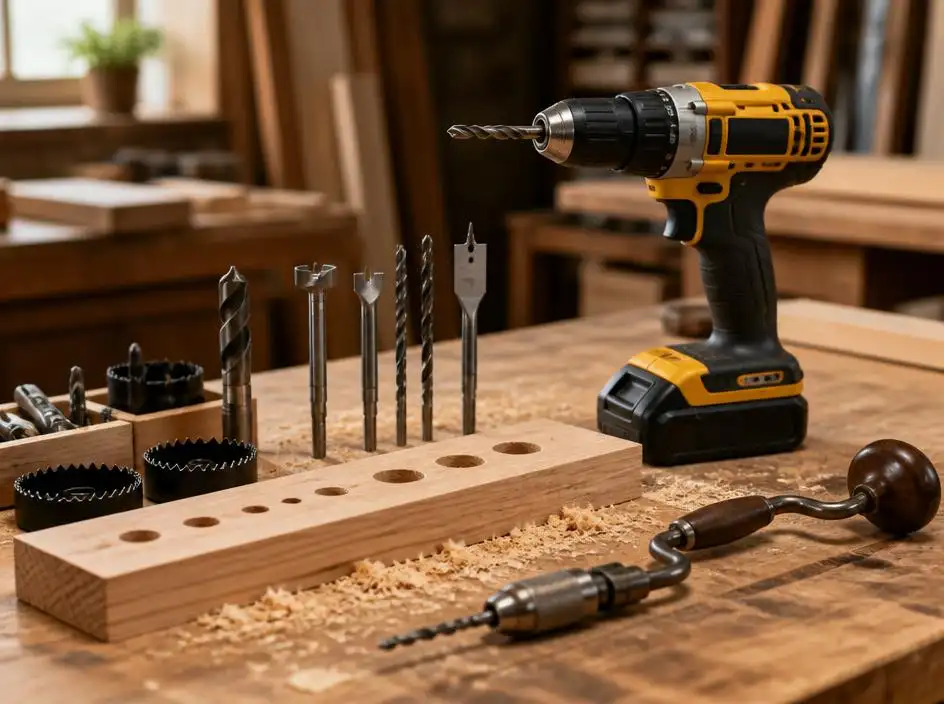 Selección de la mejor herramienta para hacer agujeros en madera